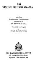 Sri Vishnu Sahasranama Sri Vishnu Sahasranama