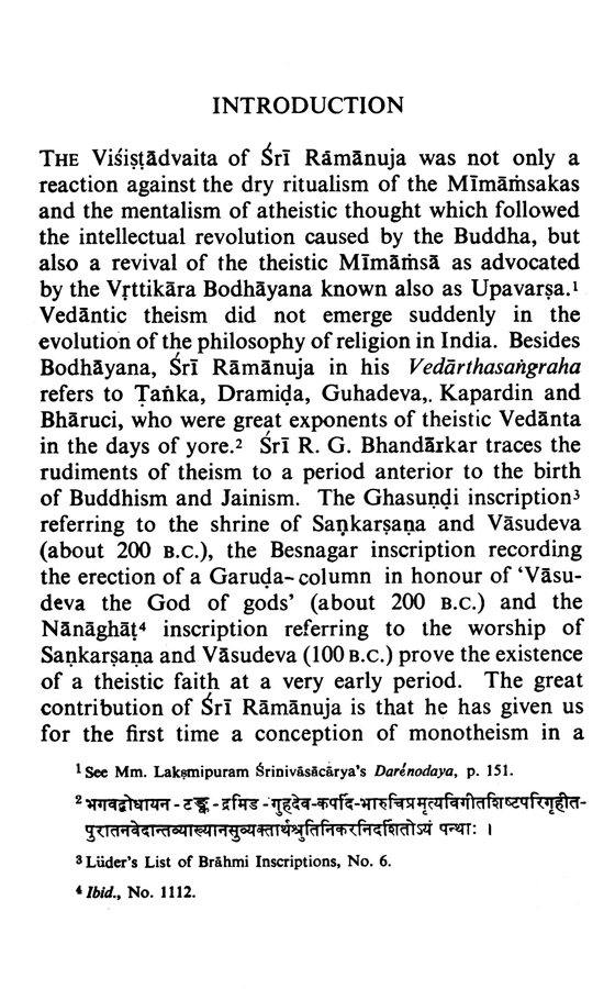 Yatindramatadipika - A Hand book on the Philosophy of Ramanuja
