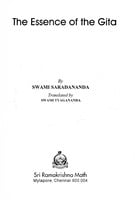 The Essence of the Gita The Essence of the Gita