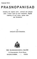 Prasna Upanishad - Translated By Swami Sarvananda Prasna Upanishad - Translated By Swami Sarvananda