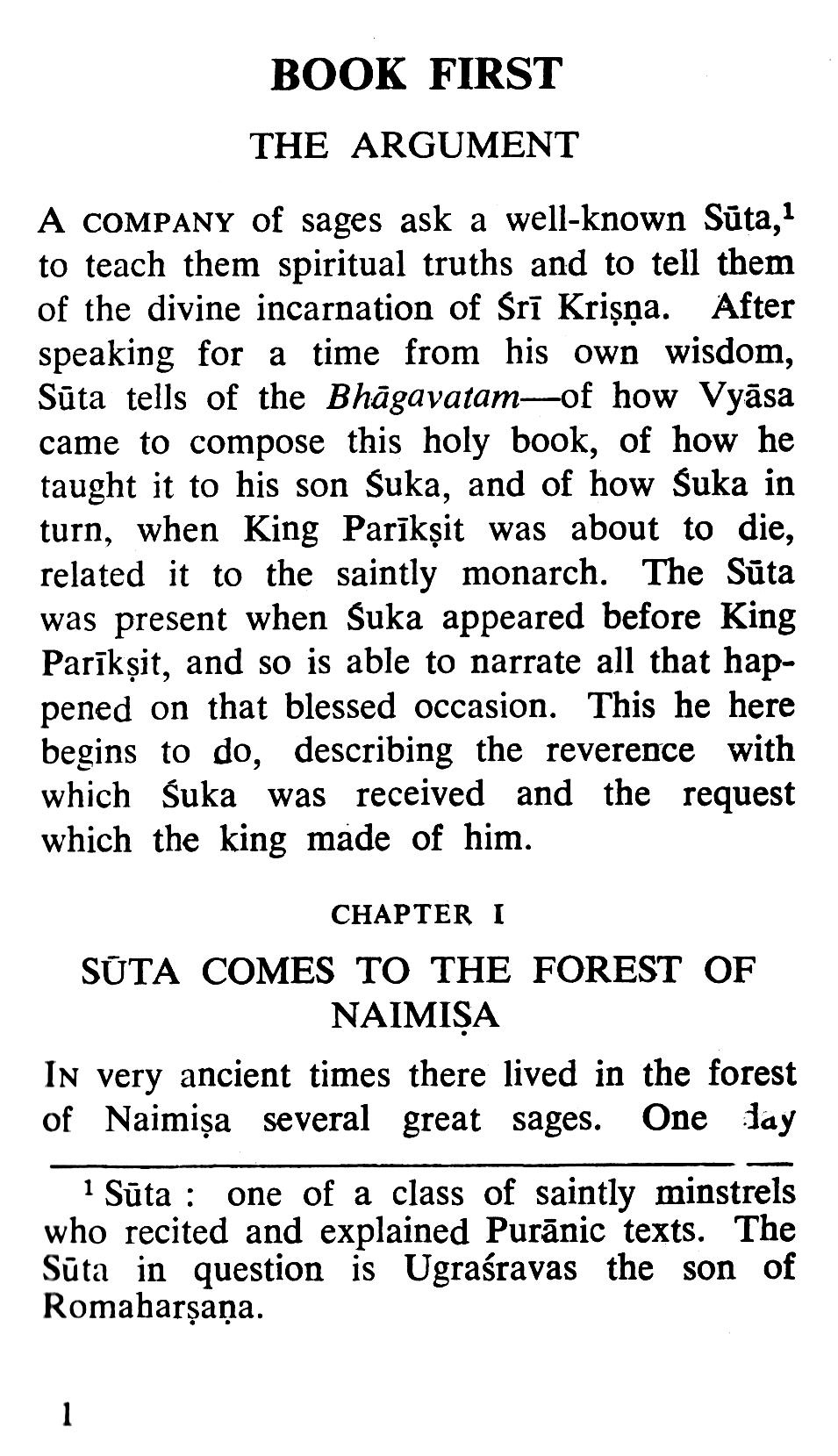 Srimad Bhagavatam - The Wisdom of God