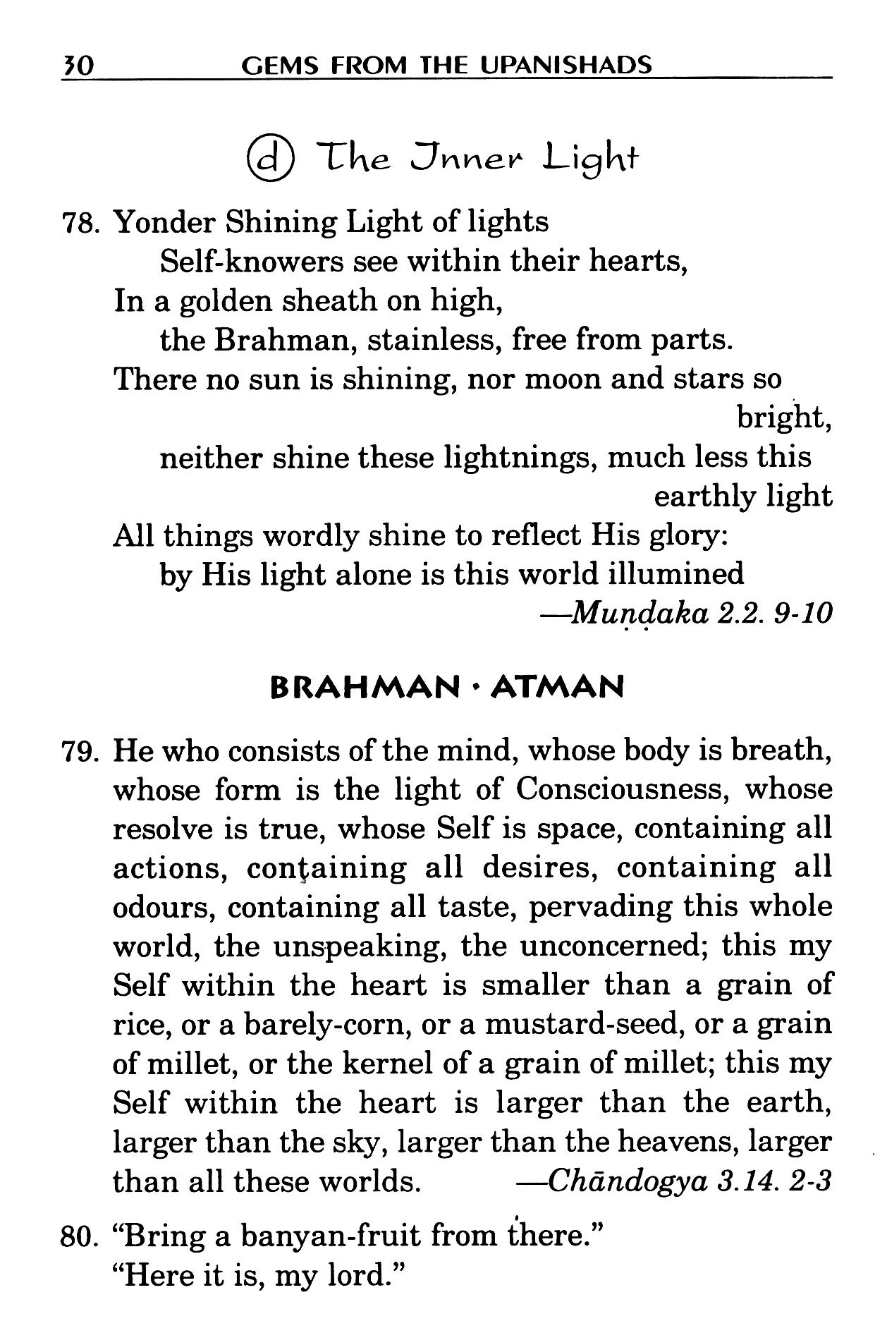 Gems from the Upanishads