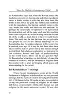 Sri Ramakrishna In Today's Violent World Sri Ramakrishna In Today's Violent World