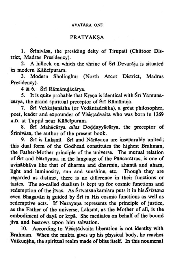 Yatindramatadipika - A Hand book on the Philosophy of Ramanuja Yatindramatadipika - A Hand book on the Philosophy of Ramanuja