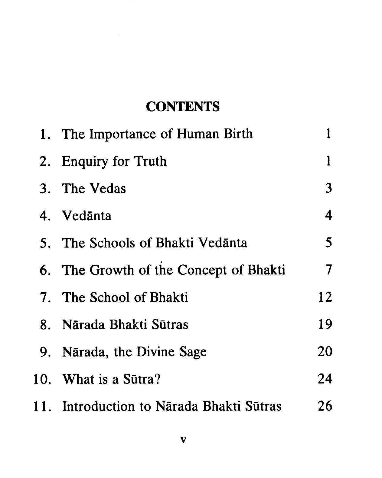 Narada Bhakti Sutras - A Study