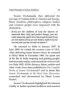 Swami Vivekananda - Modern Science and Human Excellence Swami Vivekananda - Modern Science and Human Excellence