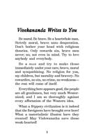 Vivekananda Writes to You Vivekananda Writes to You