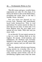 Vivekananda Writes to You Vivekananda Writes to You