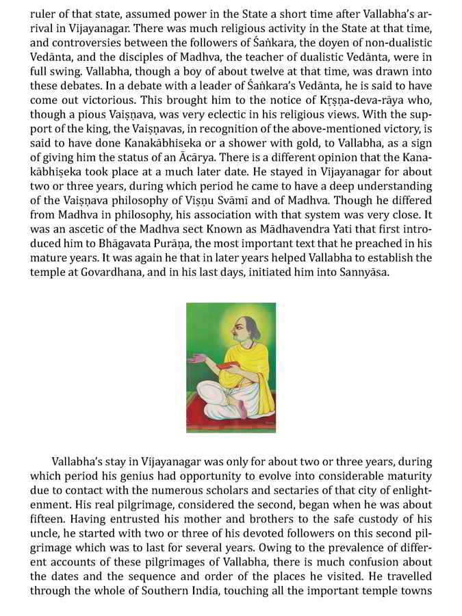 Sri Vallabhacharya - His Life Religion And Philosophy