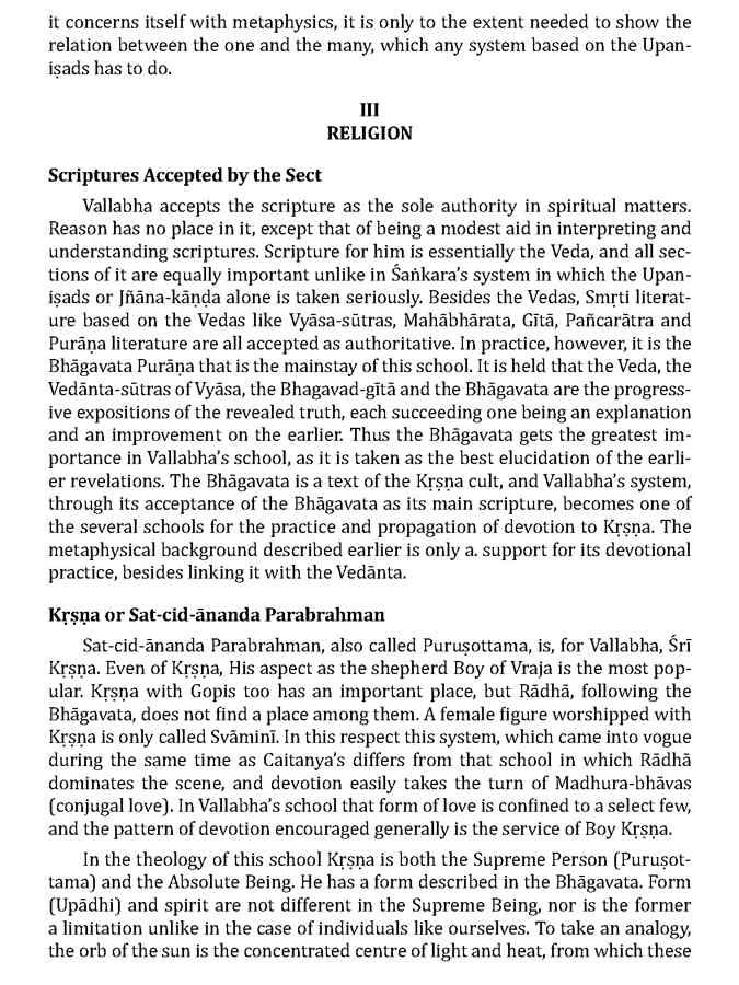 Sri Vallabhacharya - His Life Religion and Philosophy