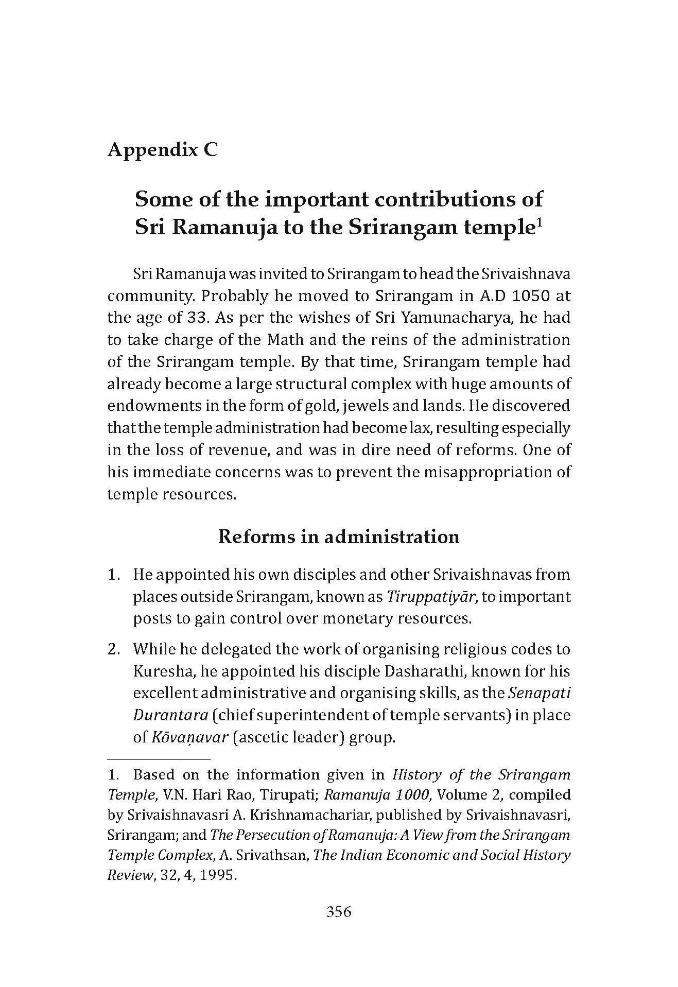 Life of Sri Ramanuja Life of Sri Ramanuja