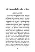 Vivekananda Speaks to You Vivekananda Speaks to You