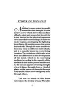 Power of thought Power of thought