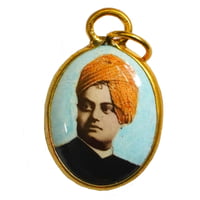 Swami Vivekananda and Swami Vivekananda Enamel Dollar Swami Vivekananda and Swami Vivekananda Enamel Dollar