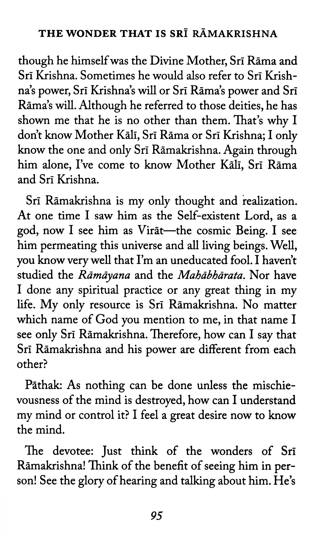 The Wonder That is Sri Ramakrishna