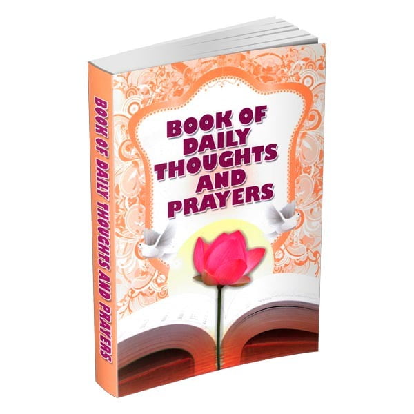 Book of Daily Thoughts and Prayers Book of Daily Thoughts and Prayers