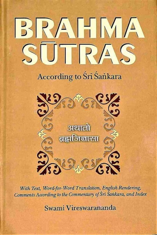 Brahma Sutras - According to Sri Sankara Brahma Sutras - According to Sri Sankara