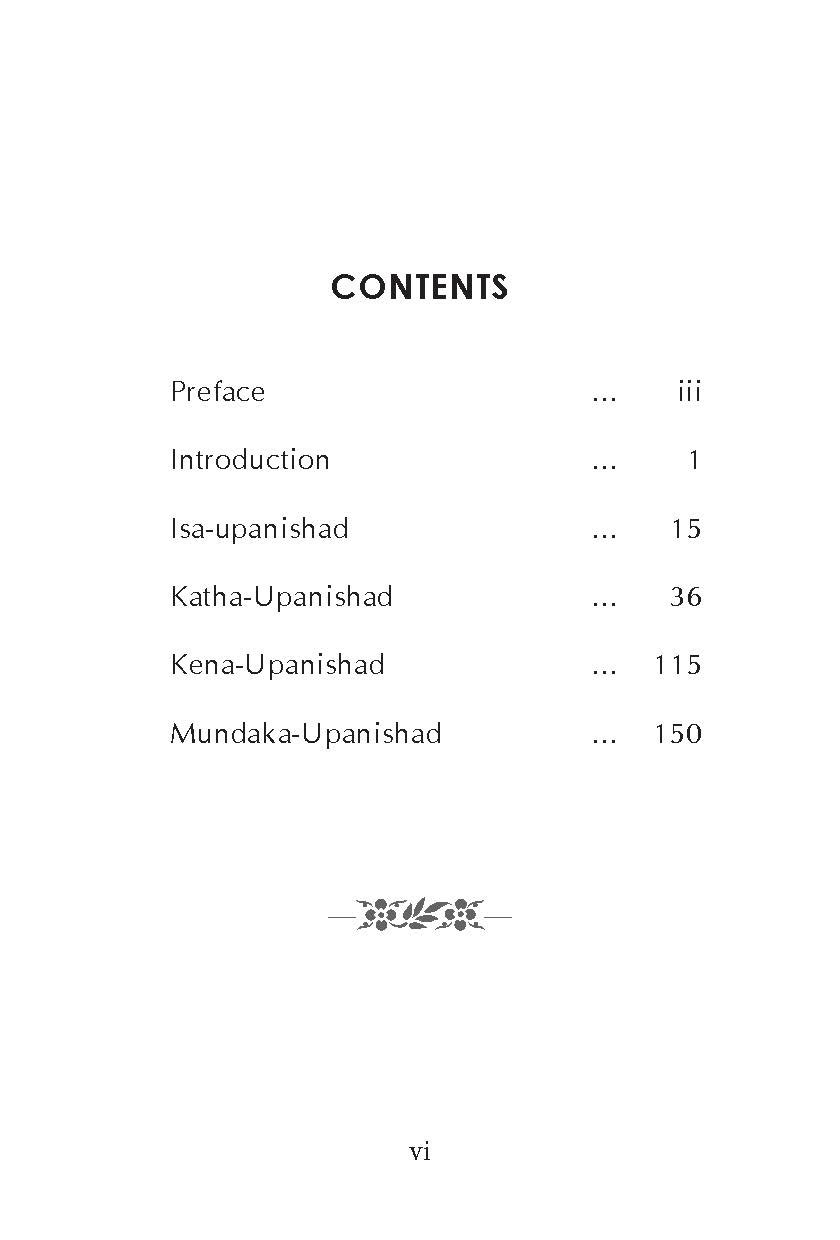 Four Upanishads Four Upanishads