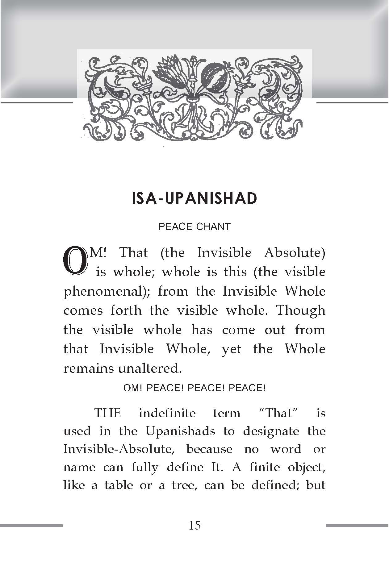 Four Upanishads Four Upanishads