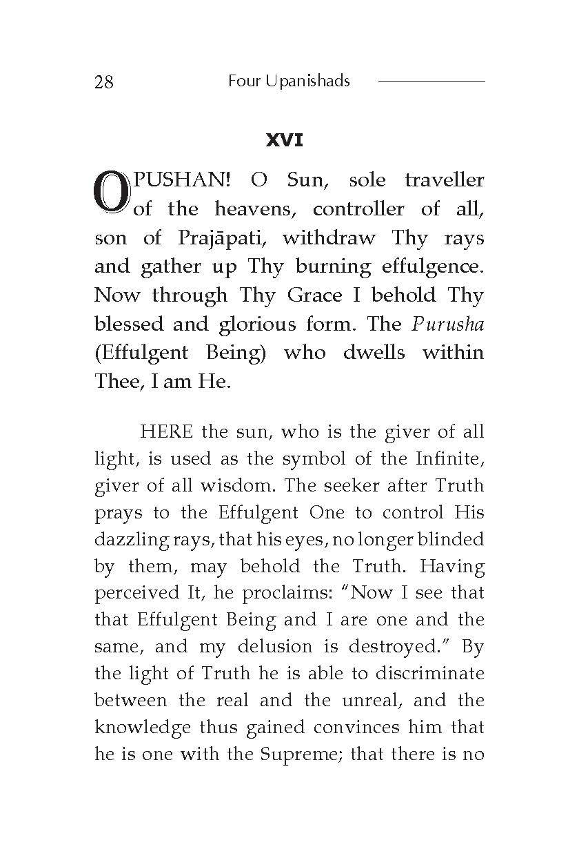 Four Upanishads Four Upanishads