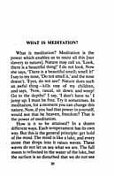 Meditation And Its Methods