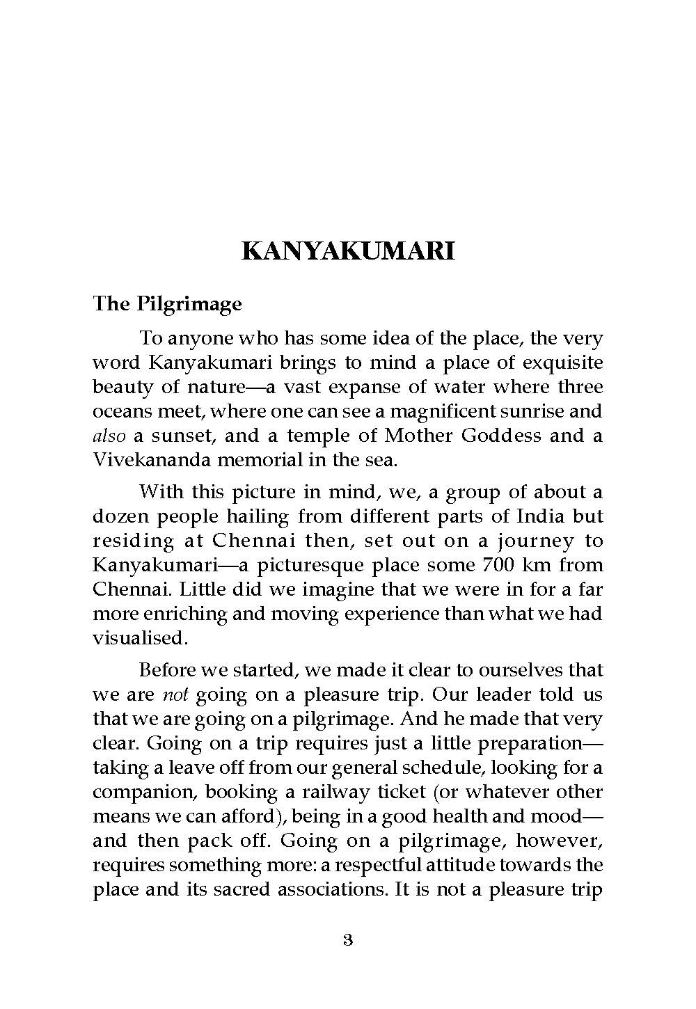 A Pilgrimage to Kanyakumari and Rameshwaram