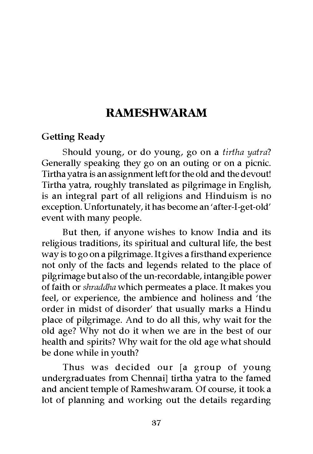 A Pilgrimage to Kanyakumari and Rameshwaram