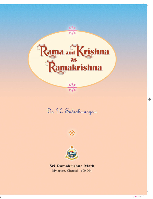 Rama and Krishna as Ramakrishna