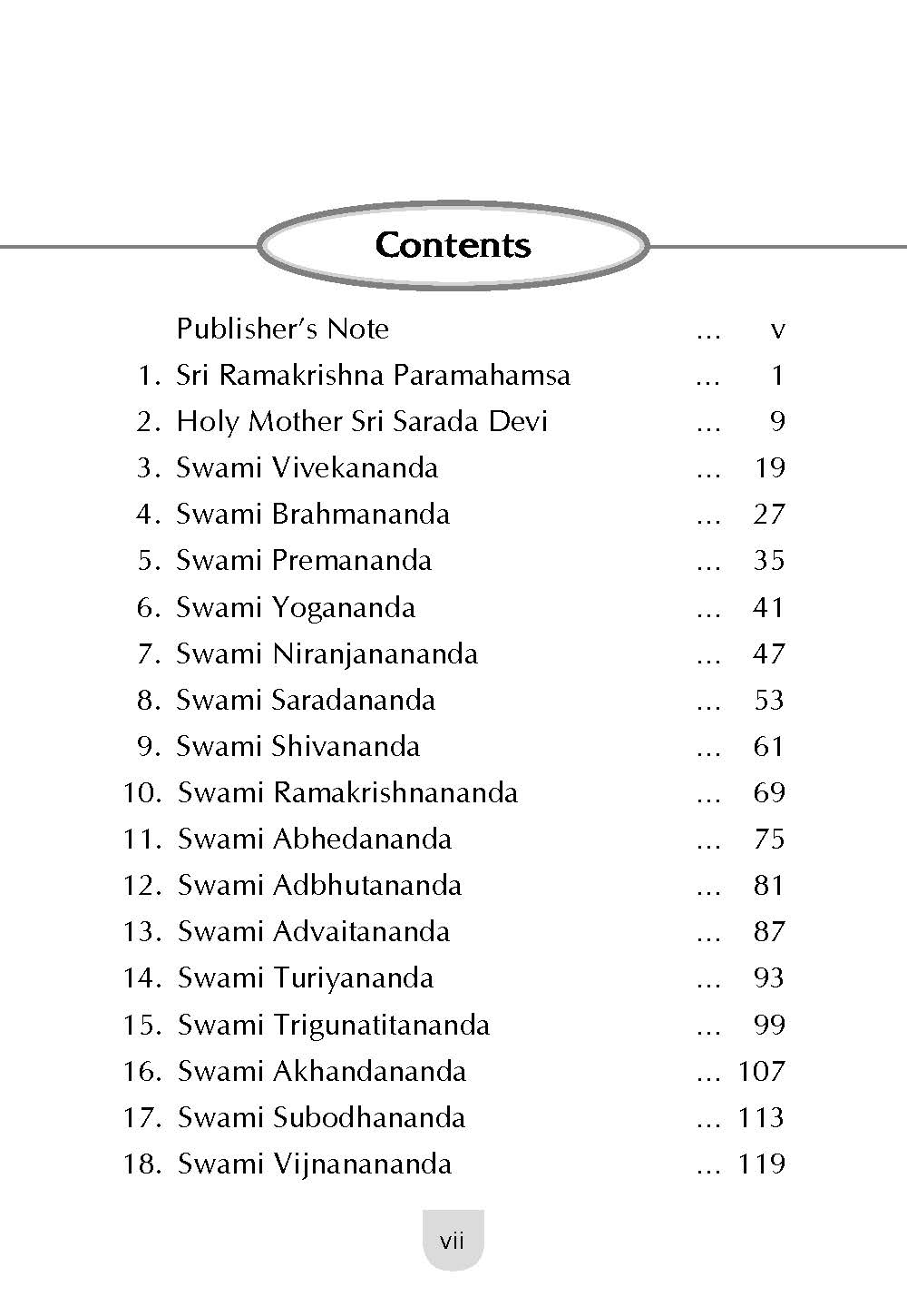 Spiritual Legacy of Ramakrishna Order