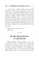 Sri Ramakrishna - The Personification of Gods and Goddesses