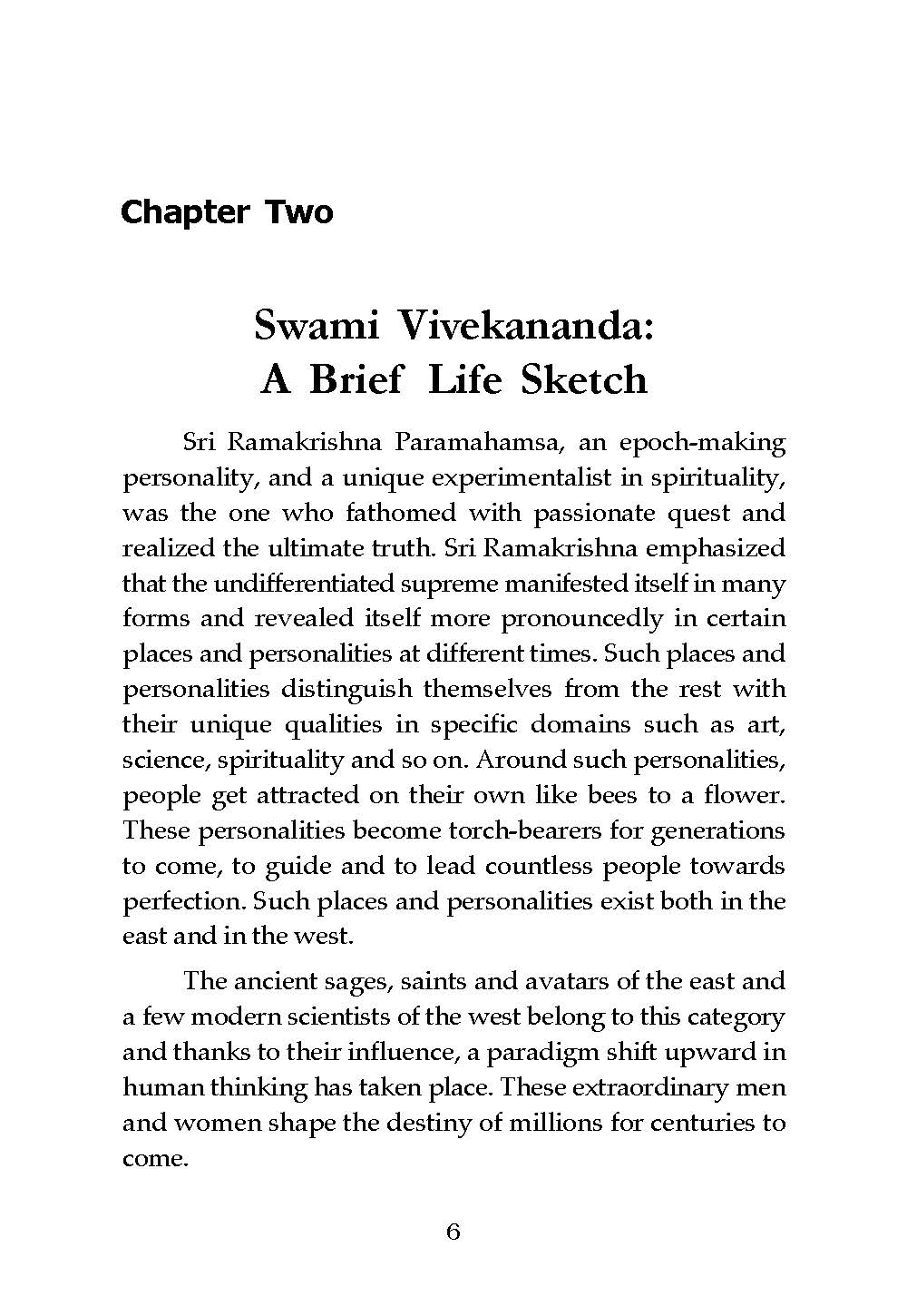 Swami Vivekananda An Intuitive Scientist