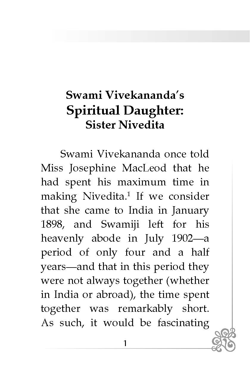 Swami Vivekanandaâ€™s Spiritual Daughter - Sister Nivedita