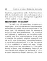 Synthesis of Science Religion and Spirituality