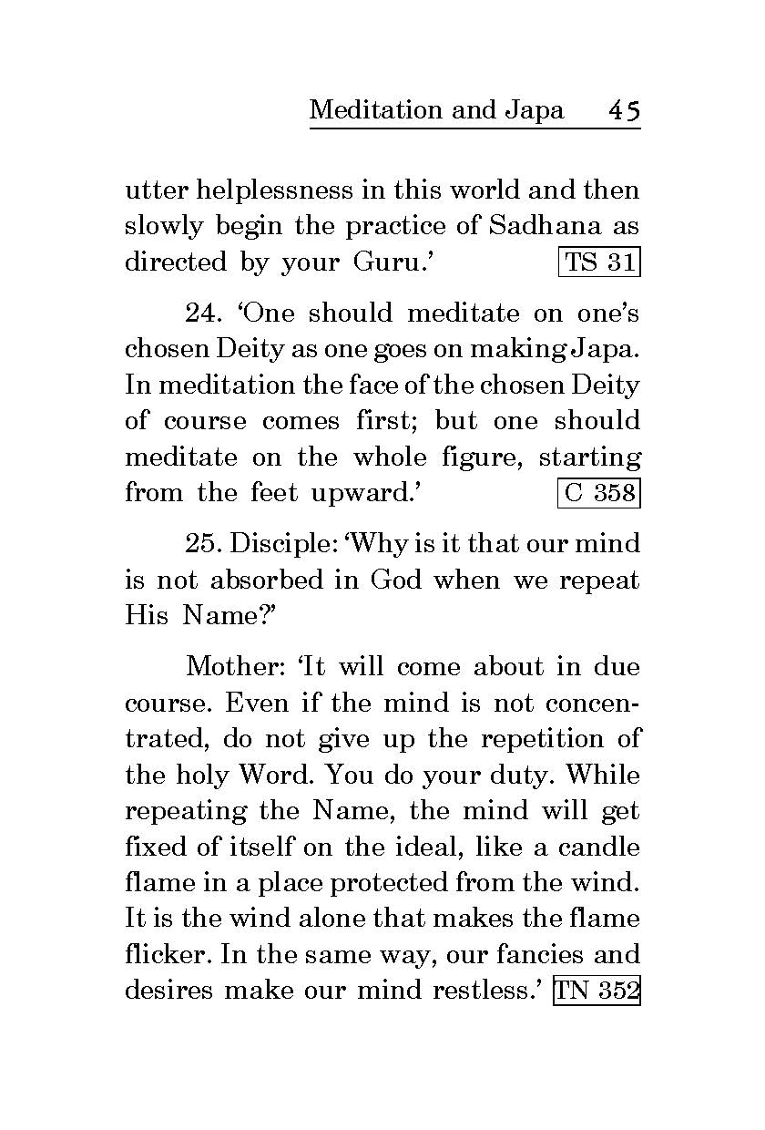 Teachings of Sri Sarada Devi The Holy Mother
