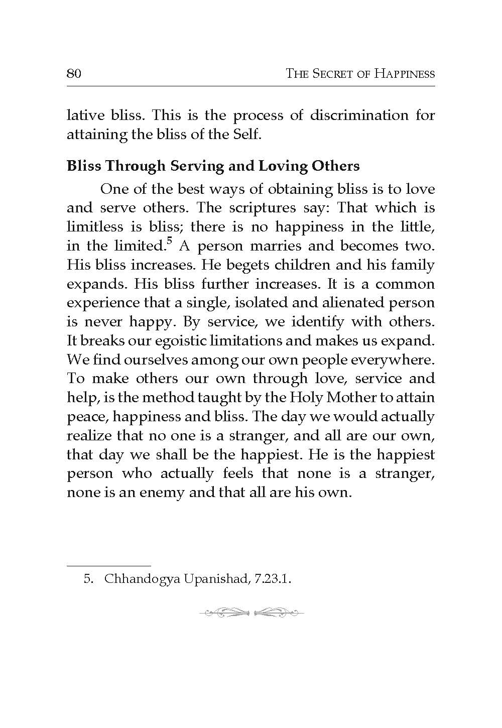 The Secret of Happiness The Secret of Happiness