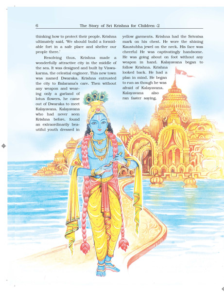 write a short biography on lord krishna