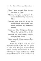 The Way of Peace and Blessedness The Way of Peace and Blessedness