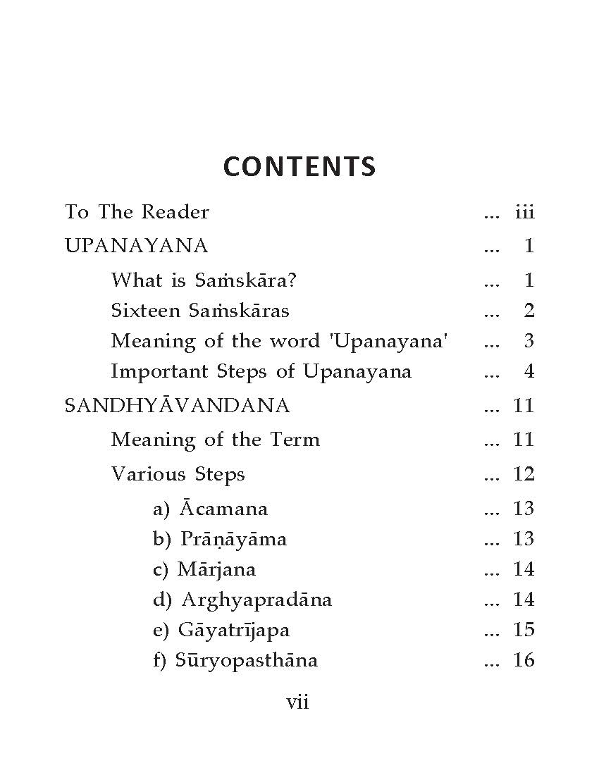 Upanayana - Sandhyavandana and Gayatrimantrajapa
