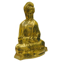 Swami Vivekananda Brass Statue (Sitting)